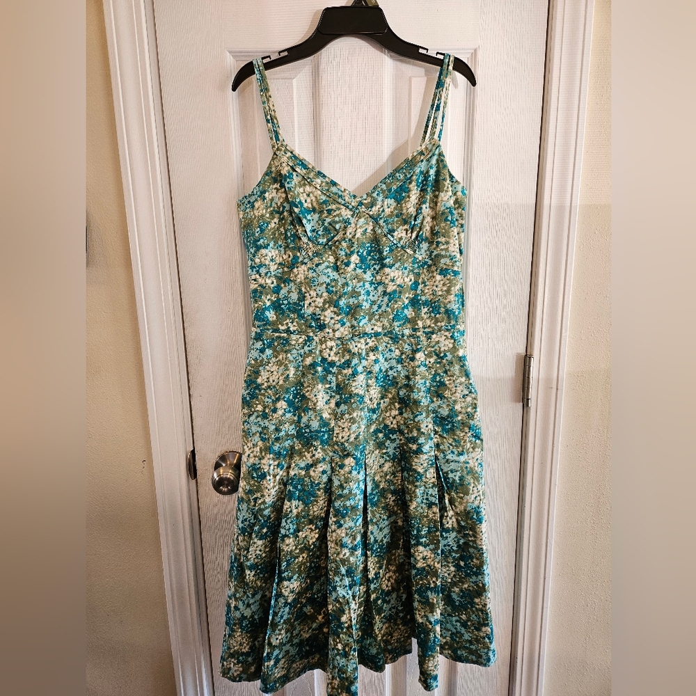 Ann Taylor Cotton Floral Dress